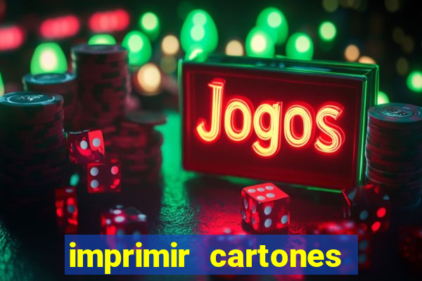 imprimir cartones de bingo